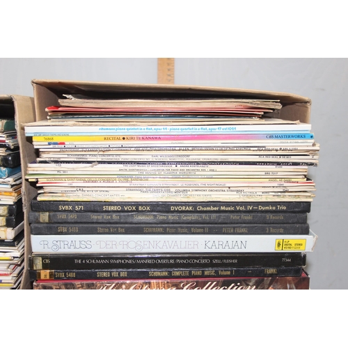 600A - 6 boxes of assorted vintage vinyl records