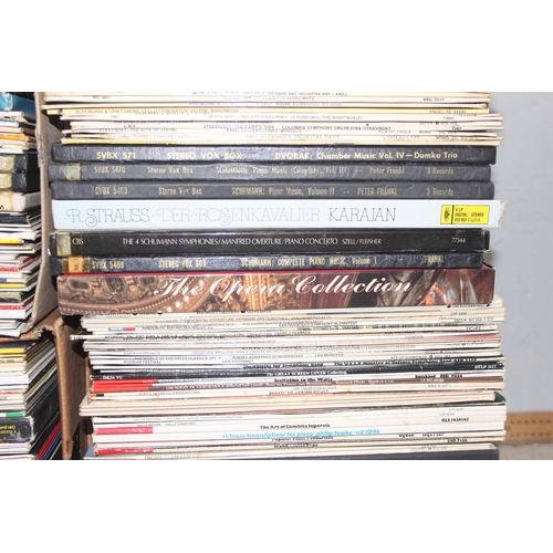 600A - 6 boxes of assorted vintage vinyl records