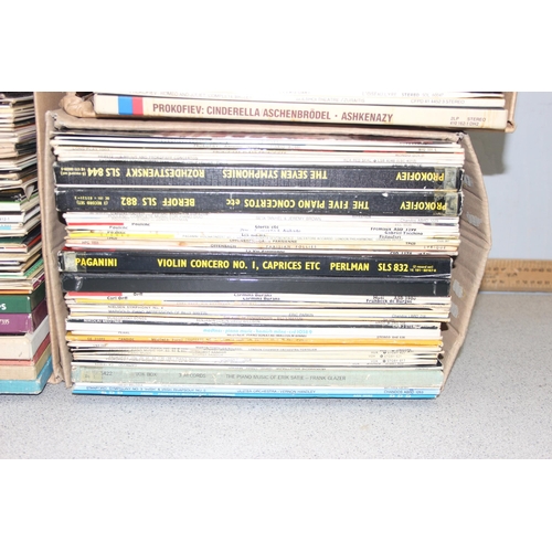 601A - 6 boxes of assorted vintage vinyl records