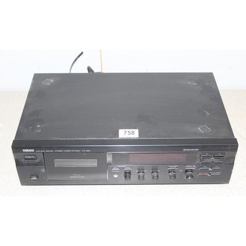 758A - Yamaha KX-393 cassette deck