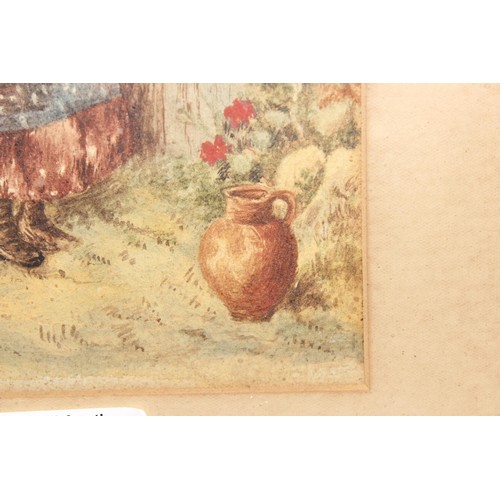 426A - 5 paintings: A large vintage textured print on canvas after John Constable in gilt frame; an early 2... 