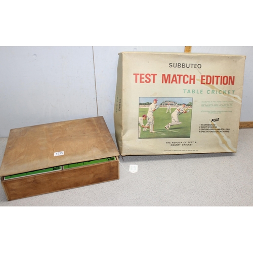 1535 - Subbuteo table cricket 