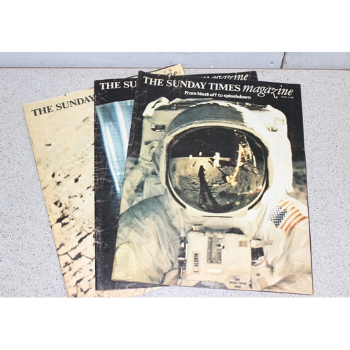 518 - Qty of assorted Moon Landing related ephemera