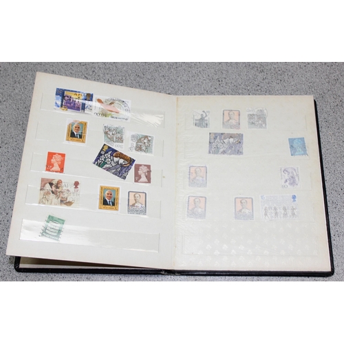 561 - 2 stamp albums with some contents & a qty of loose stamps and 4 Jackdaw reference folders to include... 