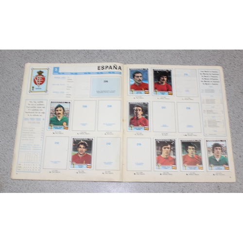 710 - A partially complete Panini World Cup 1978 sticker album, an AVA Football Special 79 album with some... 