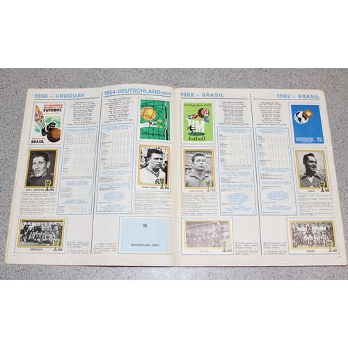 710 - A partially complete Panini World Cup 1978 sticker album, an AVA Football Special 79 album with some... 