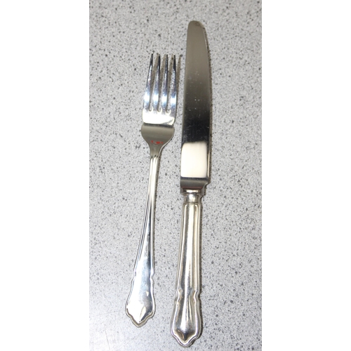 1012 - Large qty of Cooper Brothers 'Dubarry' pattern silver-plated cutlery, some in boxes, approx 5.5kg gr... 