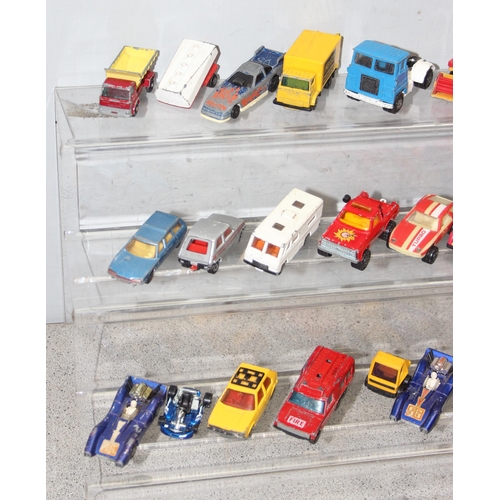 1508 - Large qty of toy vehicles to incl Matchbox and Corgi