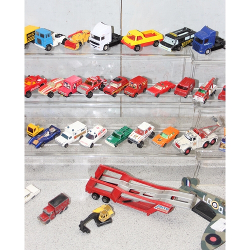 1508 - Large qty of toy vehicles to incl Matchbox and Corgi