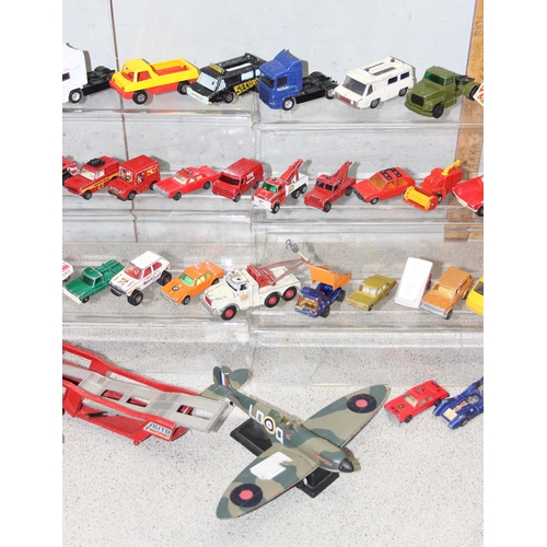 1508 - Large qty of toy vehicles to incl Matchbox and Corgi