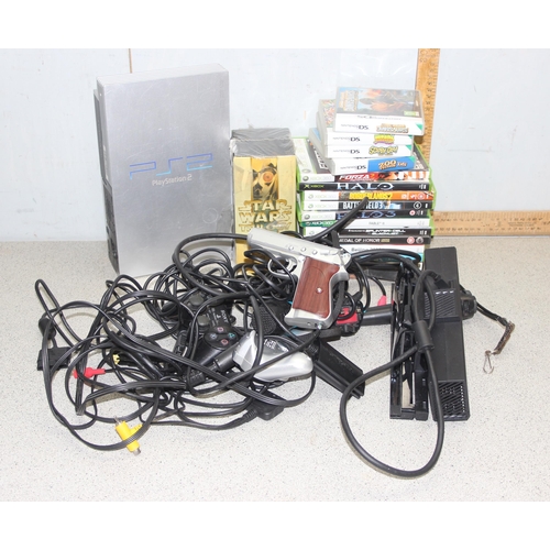 1518 - PS2, controllers, Kinect for Xbox One, number of Xbox games, Nintendo DS games and other accessories