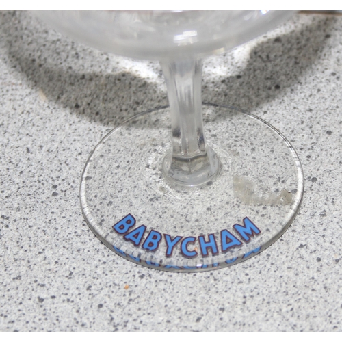 1618 - Set of 6 vintage Babycham glasses