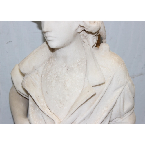 1638 - Cesare Lapini (1848-1893), a late 19th century Italian Grand Tour carved marble statue entitled 