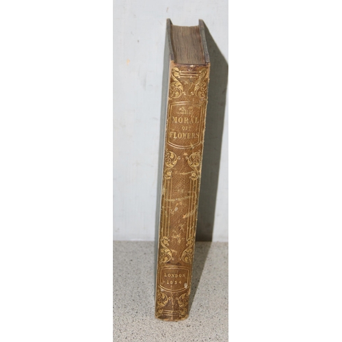 500 - The Moral of Flowers by Rebecca Hey, 1st edition published 1833 Updsted condition report: 6 missing ... 