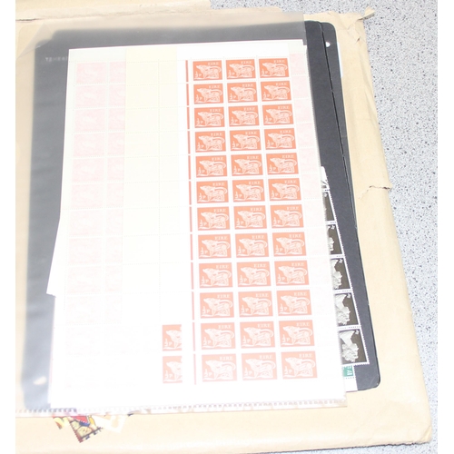 501 - Stamps - pre decimal GB stamps, used in folder and mint in sleeves