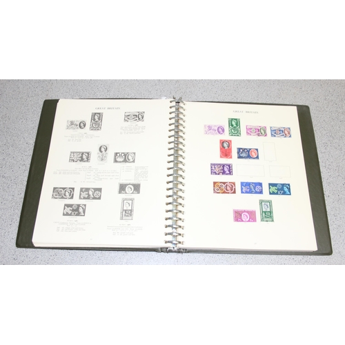 501 - Stamps - pre decimal GB stamps, used in folder and mint in sleeves