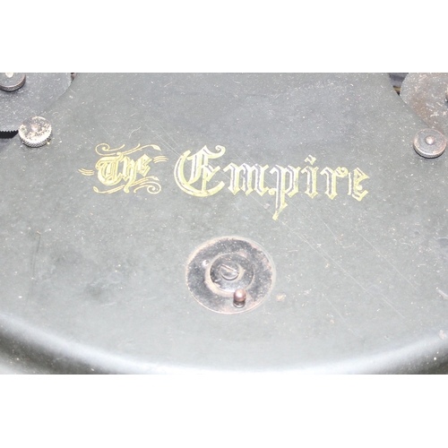 665 - Antique 'The Empire' typewriter in case