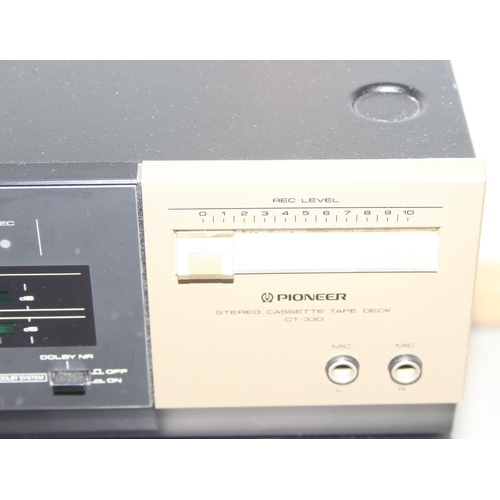 756 - Pioneer CT-330 cassette deck, tuner TX130L and amplifier SA-130 hifi separates