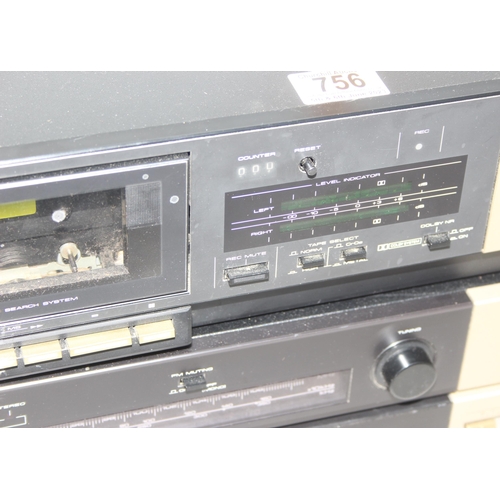 756 - Pioneer CT-330 cassette deck, tuner TX130L and amplifier SA-130 hifi separates