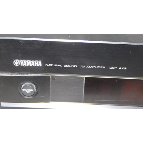 758 - Yamaha Natural Sound AV Amplifier with remote, DSP-AX2