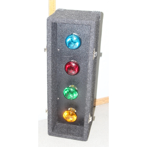 759 - Soundlab 8 lamp light box with sound to light function, G005FB