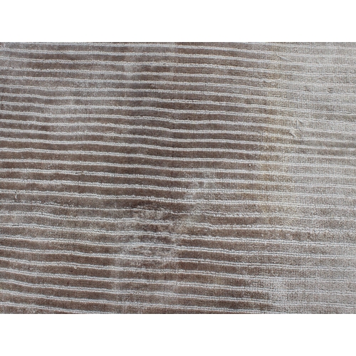 203 - Bellagio Taupe Viscose rug, approx 230cm x 160cm