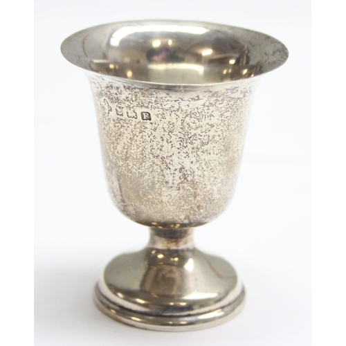 1045 - A silver egg cup, Birmingham 1930, approx 36.26g gross