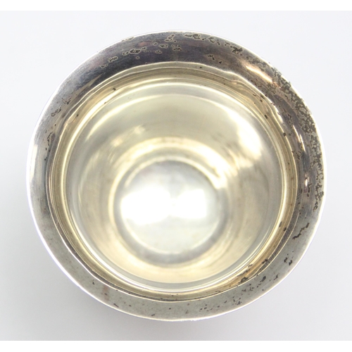 1045 - A silver egg cup, Birmingham 1930, approx 36.26g gross