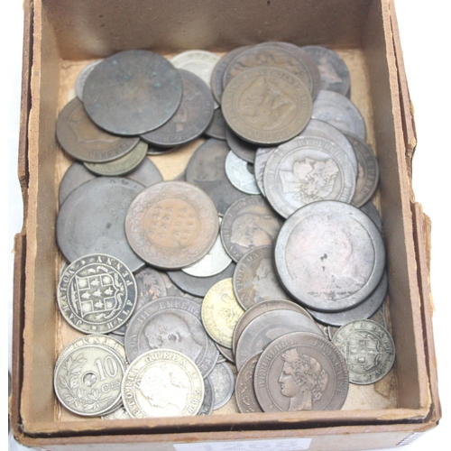 1268 - Mixed lot of world coinage some 19th century