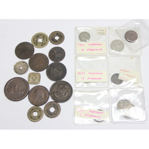 1268 - Mixed lot of world coinage some 19th century