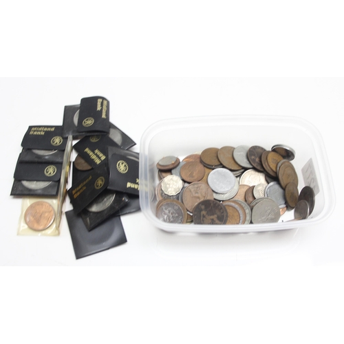 1277 - Qty of assorted mixed world and British coins, approx 1.2kg gross