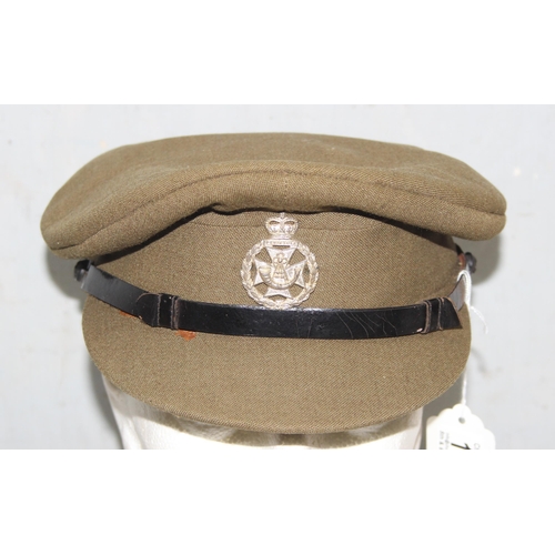 1442 - Unusual Green Jackets officers cap, Green Jackets only existing between 1957-1966