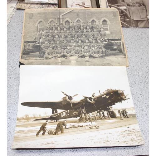 1449 - Mixed lot of military ephemera to include maps, paperwork, military photos & police diaries