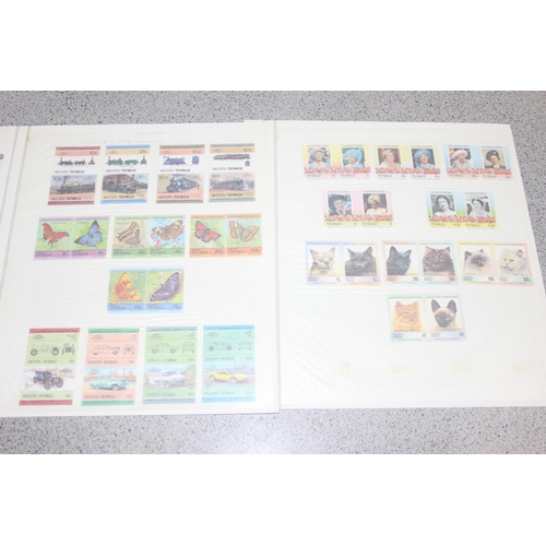 526 - Stamps - Leaders of the World, Mint, Trains, Cars (236 pairs)