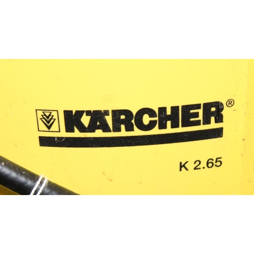 806 - Karcher K2.65 pressure washer and attachments