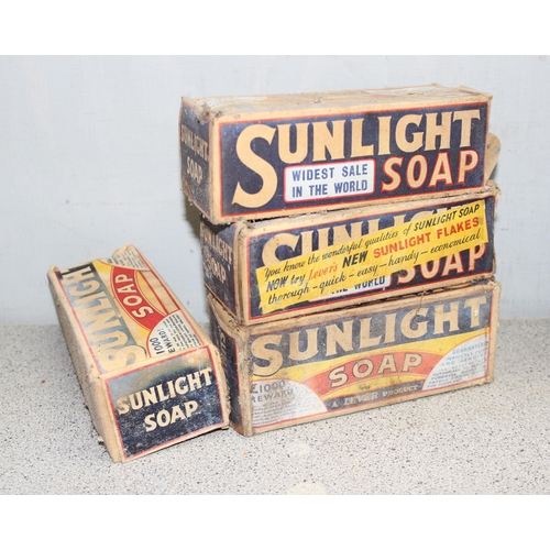 1651 - Qty of vintage soap advertising packets to inc Sunlight & Sylvan, mostly with contents