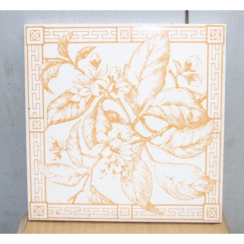 1803 - 4 boxes of Flowering Cherry pattern ceramic tiles, approx 140 tiles total