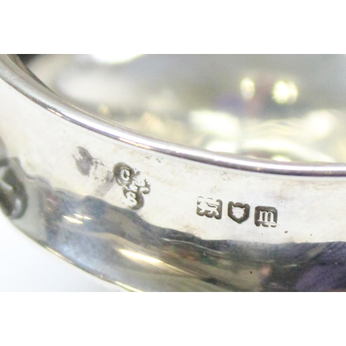 1067 - 3 miniature silver bowls, a matched pair marked for Birmingham & London 1907, both missing handles a... 