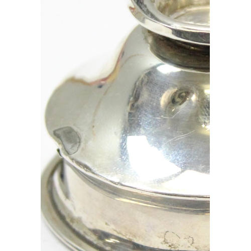 1067 - 3 miniature silver bowls, a matched pair marked for Birmingham & London 1907, both missing handles a... 