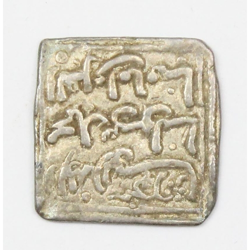 1292 - 4 assorted ancient Ottoman coins to inc a silver Almohad Caliphate (Islamic states) square Dirham 11... 