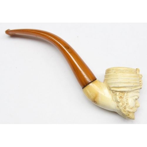 1662 - 4 vintage smoking pipes to inc a carved Meerschaum example, Cool & Sweet & Oxford