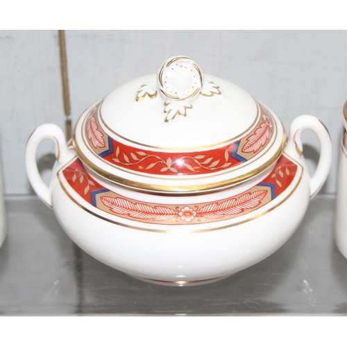 1812 - Qty of Royal Worcester Beaufort china to include 10 coffee cups, 10 saucers and a sugar bowl