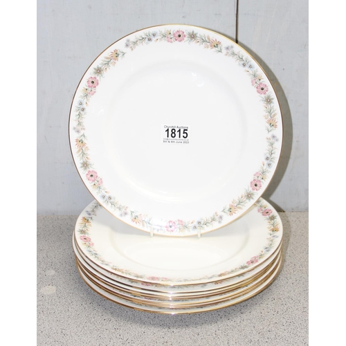 1815 - A set of 8 Royal Albert Belinda pattern dinner plates