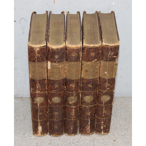 554 - M. Tullius Cicero's works published in German; 5 volumes dated 1814