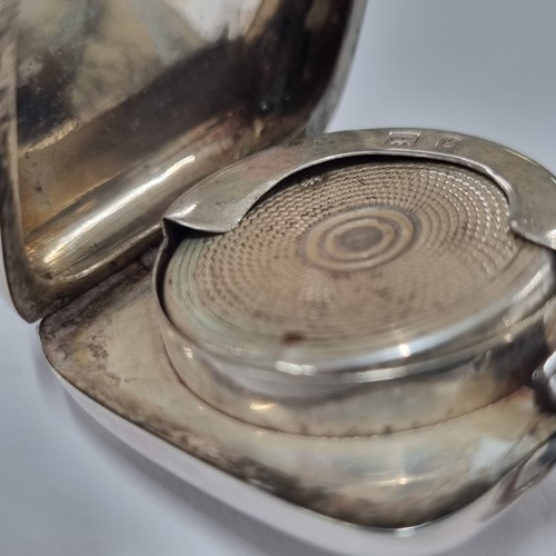 1069 - An antique silver single sovereign case, Birmingham 1906 by Mitchell Bosley & Co, approx 18.78g gros... 