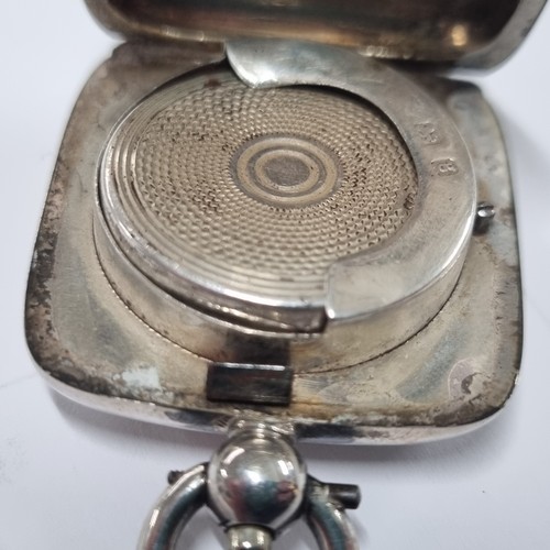 1069 - An antique silver single sovereign case, Birmingham 1906 by Mitchell Bosley & Co, approx 18.78g gros... 