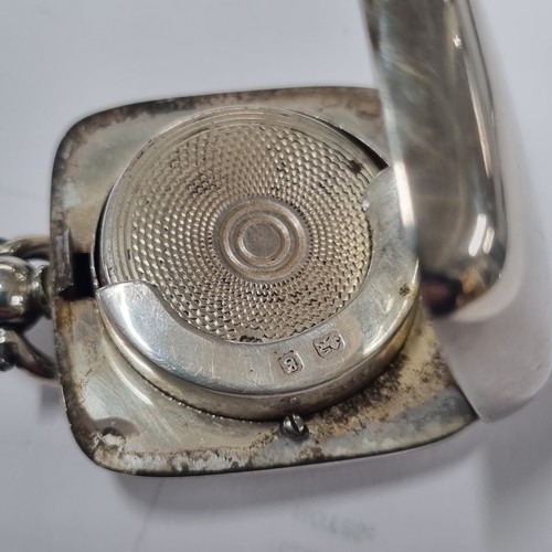 1069 - An antique silver single sovereign case, Birmingham 1906 by Mitchell Bosley & Co, approx 18.78g gros... 