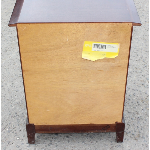 41 - A retro Stag 4 drawer chest of drawers, approx 53cm wide x 70cm tall x 46cm deep