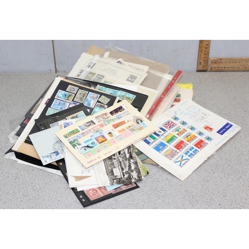 Stamps Box World, all sorts, Leaves, stamps, covers