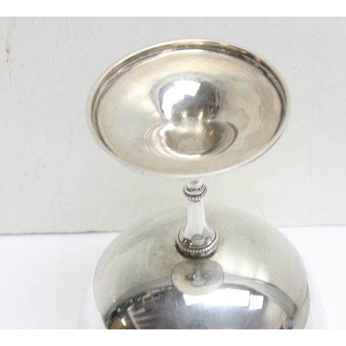 1054 - An early 20th century silver champagne coupe glass, Sheffield 1918 by James Dixon & Sons, approx 122... 